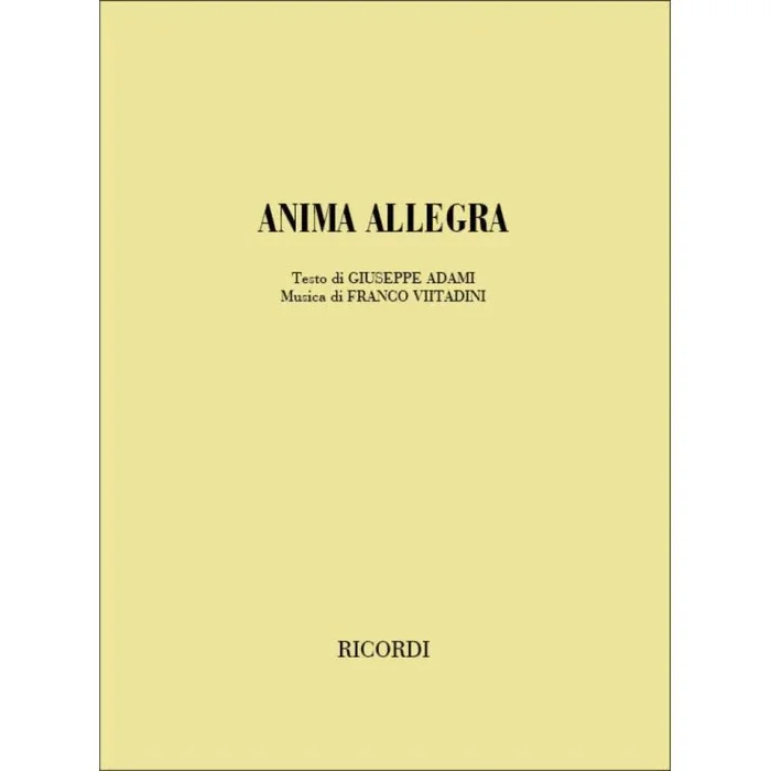 Vittadini, Franco – Anima Allegra
