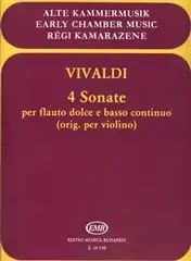 Vivaldi 4 Sonatas for Treble Recorder and Continuo