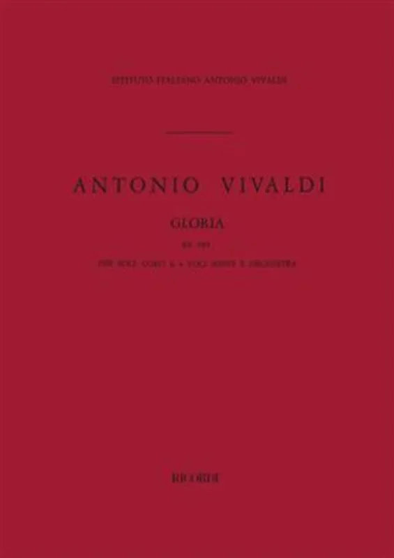 Vivaldi – Gloria Rv 589 Full Score Book