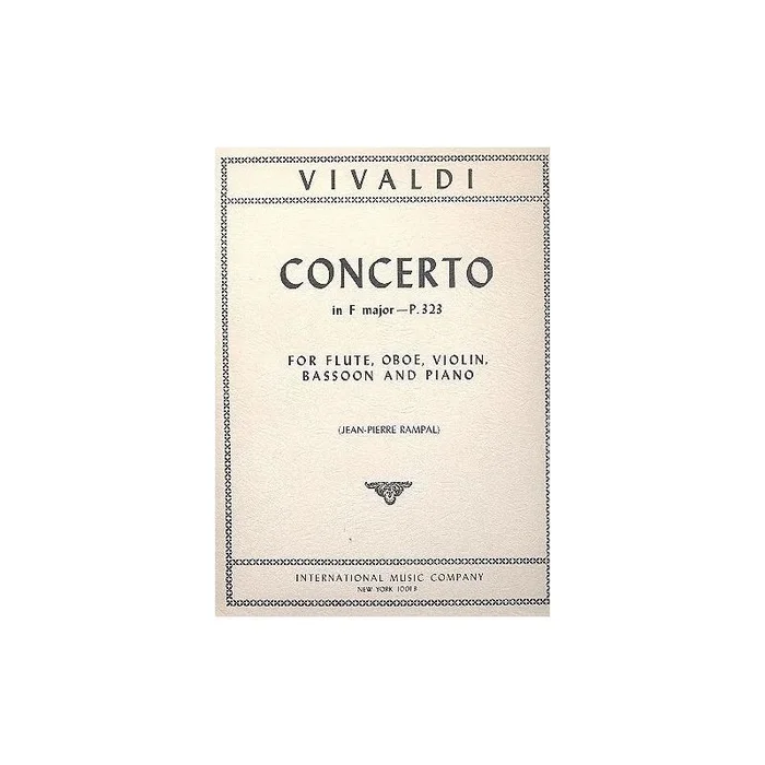 Vivaldi, Antonio – Concerto in F major RV 99 P 323