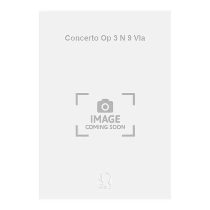 Vivaldi, Antonio – Concerto Op 3 N 9 Vla