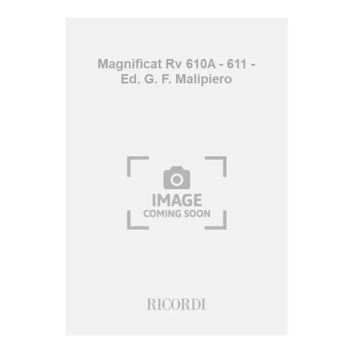 Vivaldi, Antonio – Magnificat Rv 610A – 611 – Ed. G. F. Malipiero