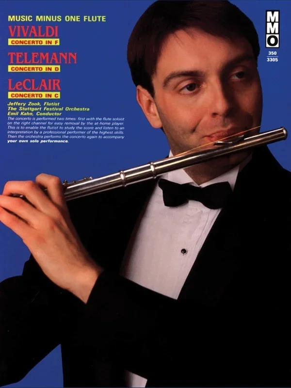 Vivaldi Telemann Leclair Concertos Flute Book/CD (Softcover Book/CD)