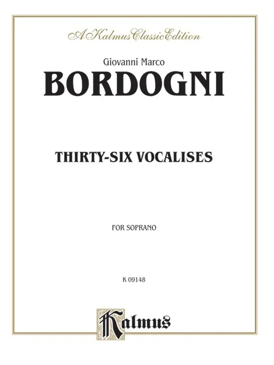 Vocalises 36 Soprano