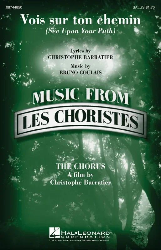 Vois Sur Ton SA From Les Choristes (Octavo)