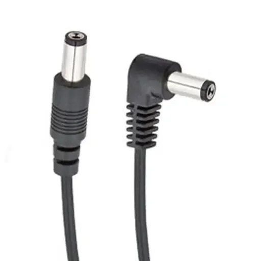 Voodoo Lab PPBAR-RS36 Standard Polarity Cable, 2.1mm Right-Angle to Straight, 36inch