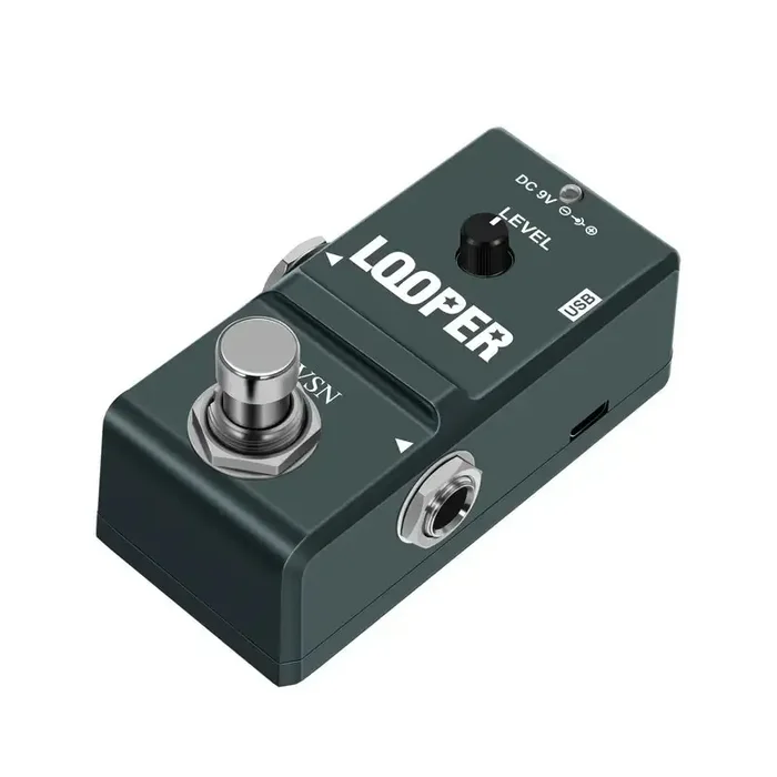 VSN Digital Guitar Looper Pedal – 10 Minute Recording Time, Unlimited Overdubs – sample product to clear