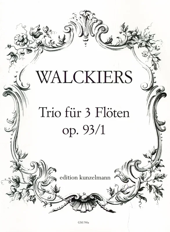 Walckiers: Trio for 3 Flutes, Op. 93, No. 1
