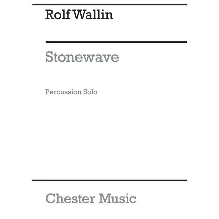 Wallin, Rolf – Stonewave For Solo Percussion