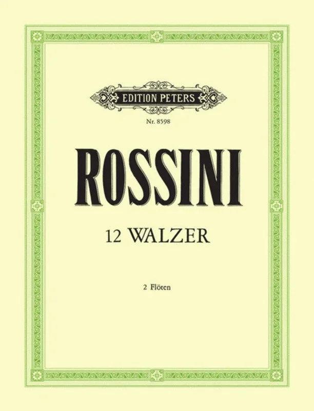 Waltzes 12 2 Flute (Softcover Book)