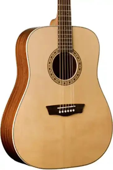 Washburn D7S Harvest Dreadnought – Natural Gloss
