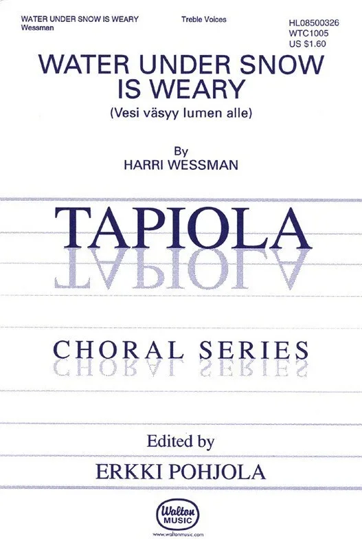 Water Under Snow Is Weary SSAA (Octavo)