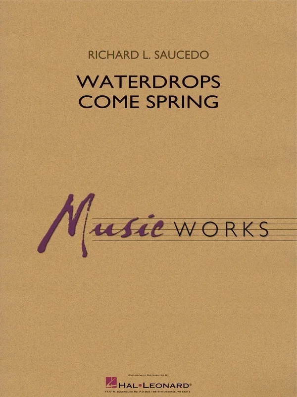Waterdrops Come Spring Concert Band 1.5 Score/Parts