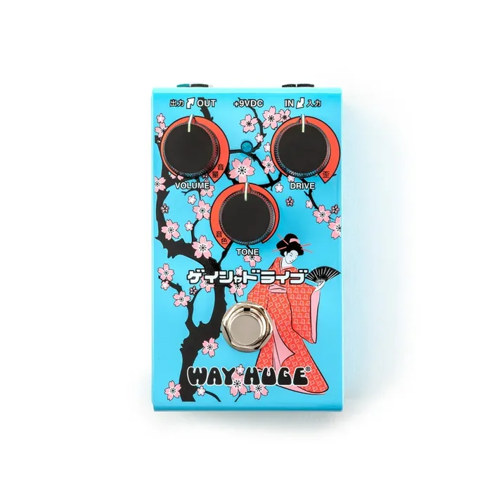 Way Huge WM32B Smalls Geisha Drive Guitar Effects Pedal, Blue