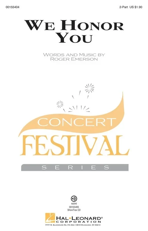 We Honor You 2 Part (Octavo)