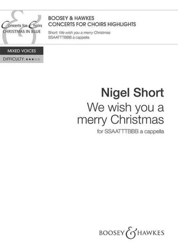 We Wish You A Merry Christmas SATB Divisi A Cappella (Octavo) Book