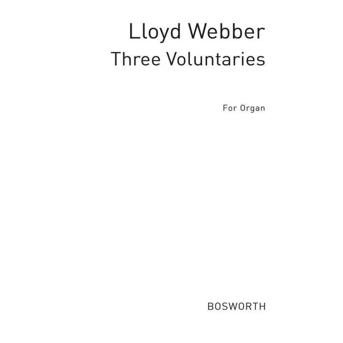 Webber, William Lloyd – Three Voluntaries
