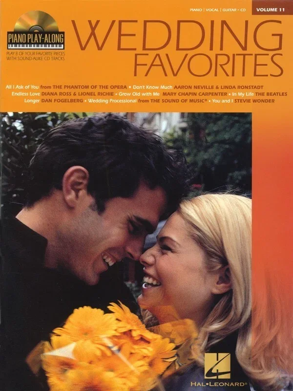 Wedding Favorites Piano Play Along Vol 11 Book/CD (Softcover Book/CD)