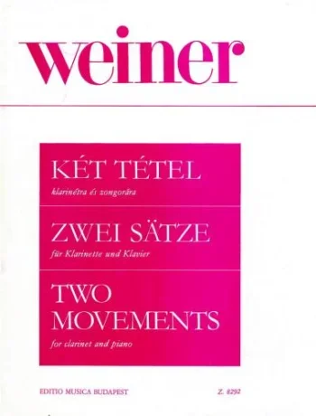 Weiner : 2 Movements: Clarinet & Piano