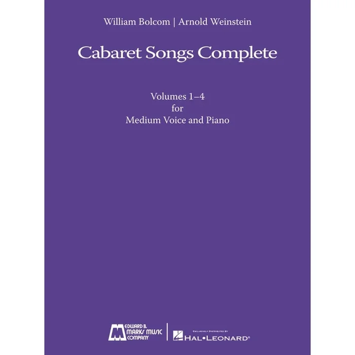 Weinstein & Bolcom – Cabaret Songs Complete Vol. 1-4
