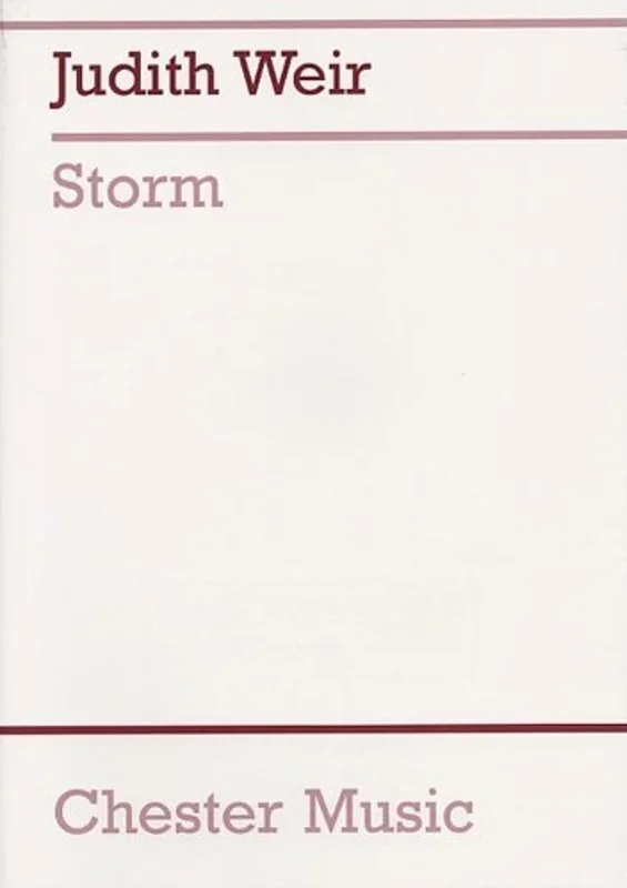 Weir J. Storm Chorus/Ens Score