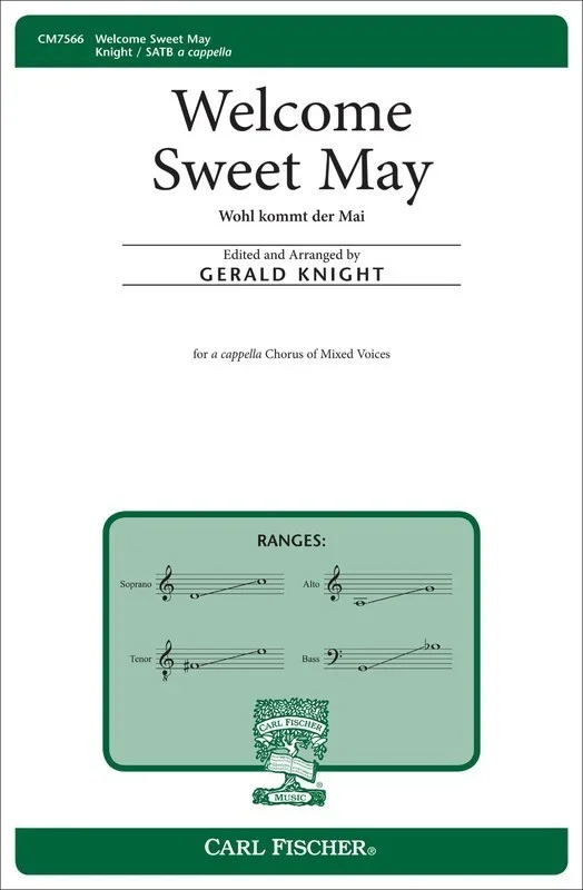 Welcome Sweet May SATB A Cappella (Octavo) Book