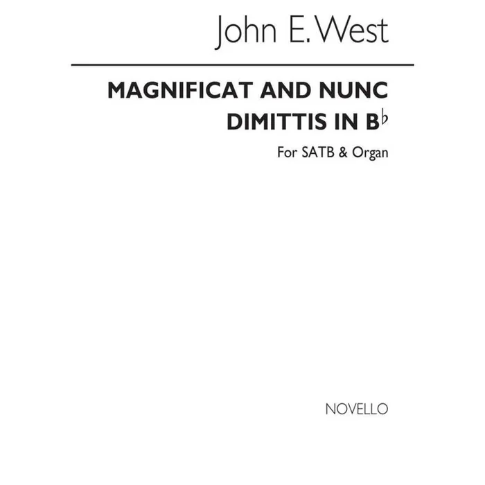 West, John E. – Magnificat And Nunc Dimittis In E Flat