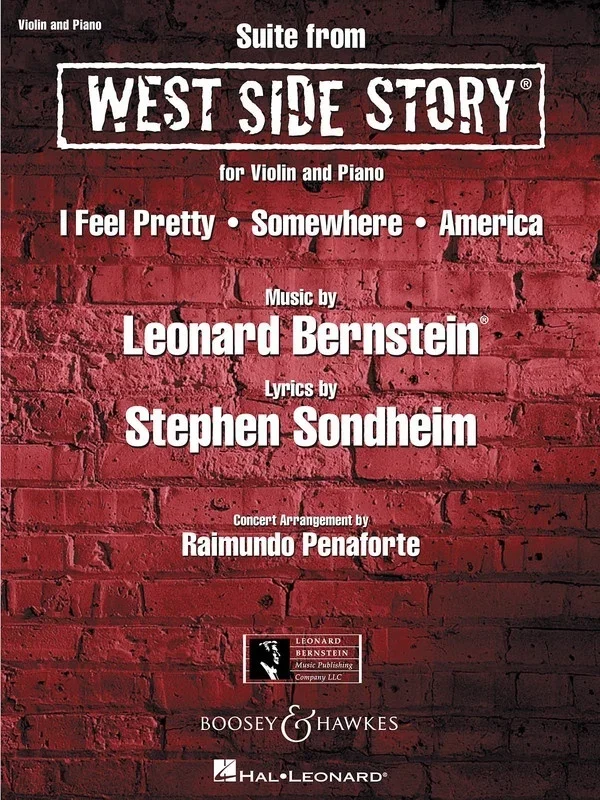 West Side Story Suite Violin / Piano (Softcover Book)