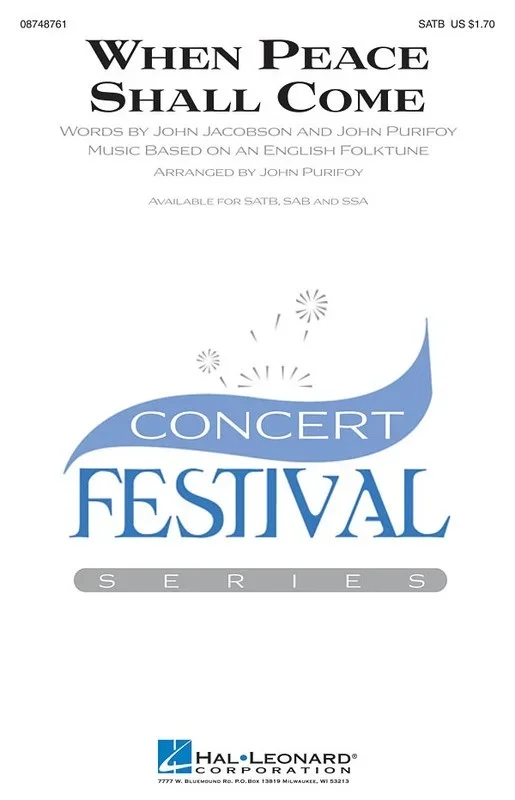 When Peace Shall Come SATB (Octavo)