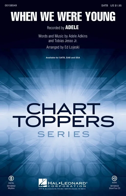 When We Were Young SATB (Octavo)