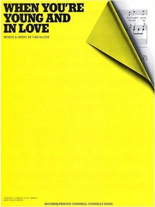 When Youre Young And In Love PVG Single Sheet