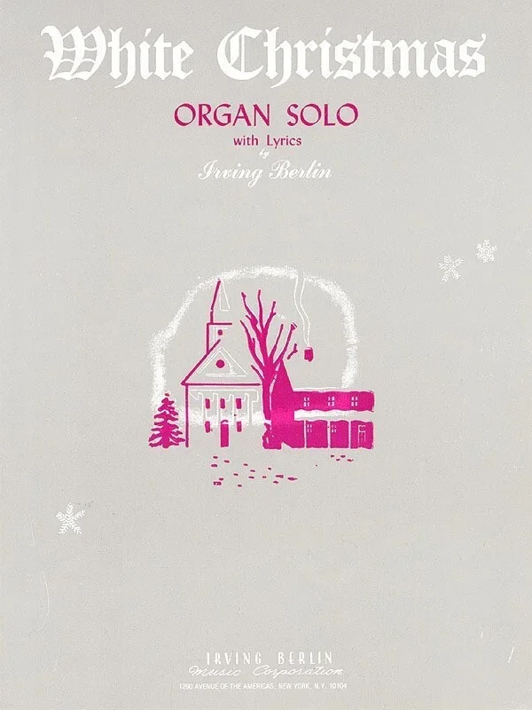 White Christmas Organ S/S (Sheet Music)