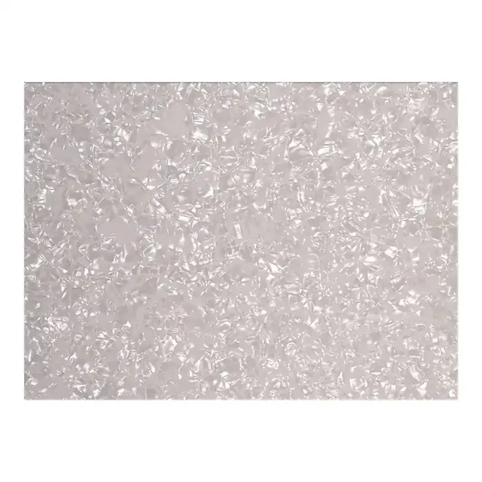 White Pearloid Pickguard Material 3 ply Blank Sheet – 435mm x 290mm