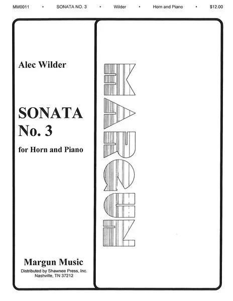 Wilder: Horn Sonata No. 3