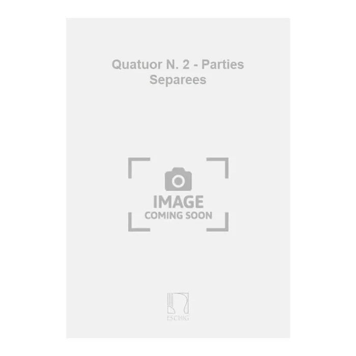 Williams, A. – Quatuor N. 2 – Parties Separees