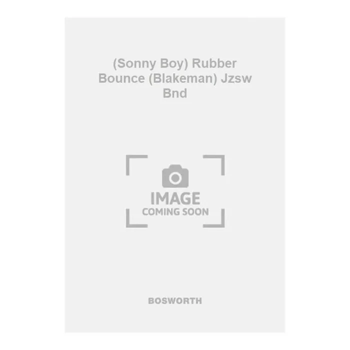 Williams, Enoch – (Sonny Boy) Rubber Bounce (Blakeman) Jzsw Bnd