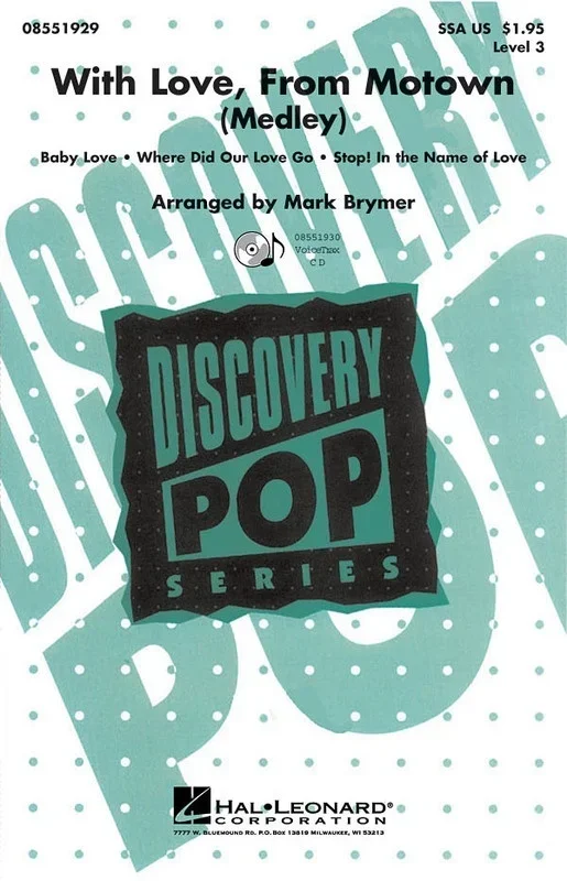 With Love From Motown Medley ShowTrax CD (CD Only)