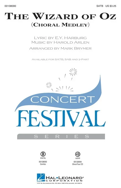 Wizard Of Oz Medley SAB