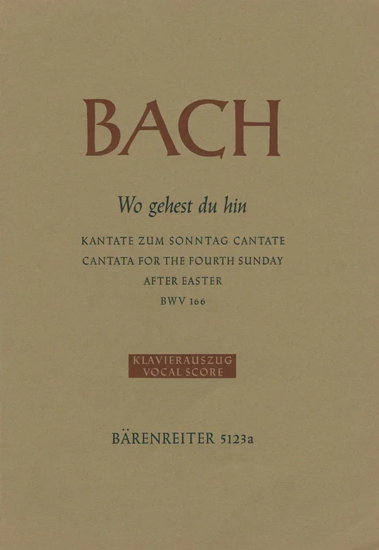 Wo Gehest Du Hin? BWV 166