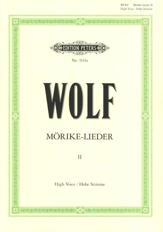 Wolf: Mörike-Lieder – Volume 2 (Nos. 13-24)