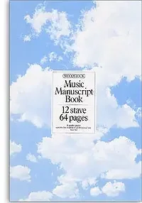 Woodstock Music Manuscript Paper – 12 Stave – 64 Pages (A4 Spiral)
