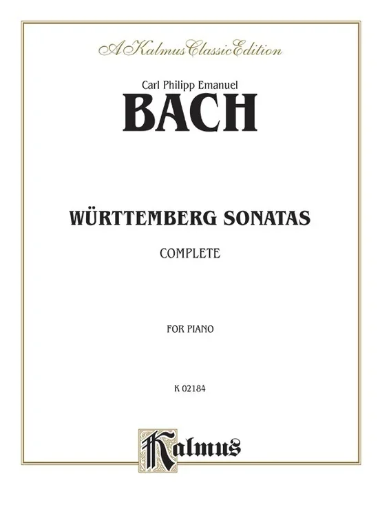 Wurttemberg Sonatas 6 For Piano