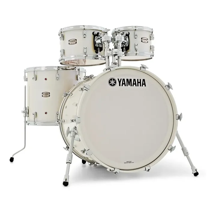 Yamaha Absolute Maple Hybrid Drum Kit – Polar White