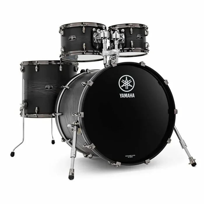 Yamaha Live Custom Hybrid Oak 22” Drum Kit – UZU Charcoal Sunburst Drum Set