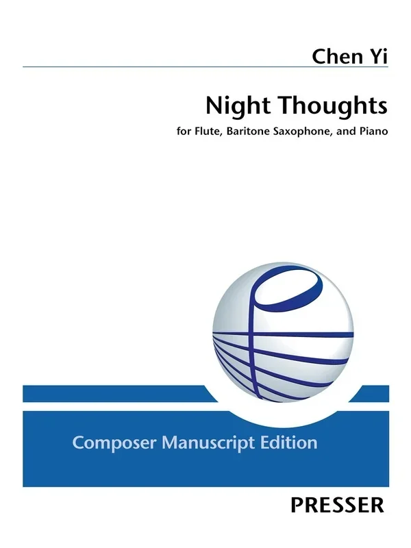 Yi – Night Thoughts Flute/Baritone Sax/Piano (Pod) Softcover Book (Baritone Saxophone|Flute|Piano)