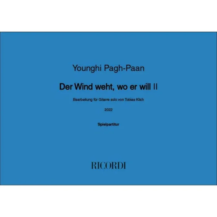 Younghi Pagh-Paan – Der Wind weht, wo er will II