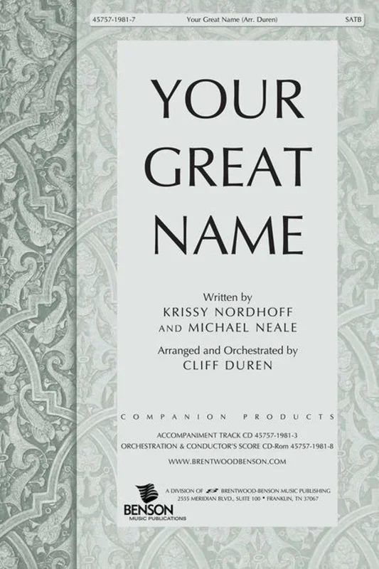 Your Great Name SATB