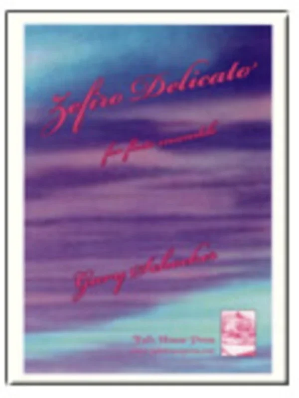 Zefiro Delicato For Flute Ensemble Flute Book
