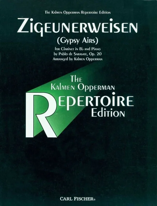 Zigeunerweisen Op 20 Clarinet/Piano (Softcover Book)